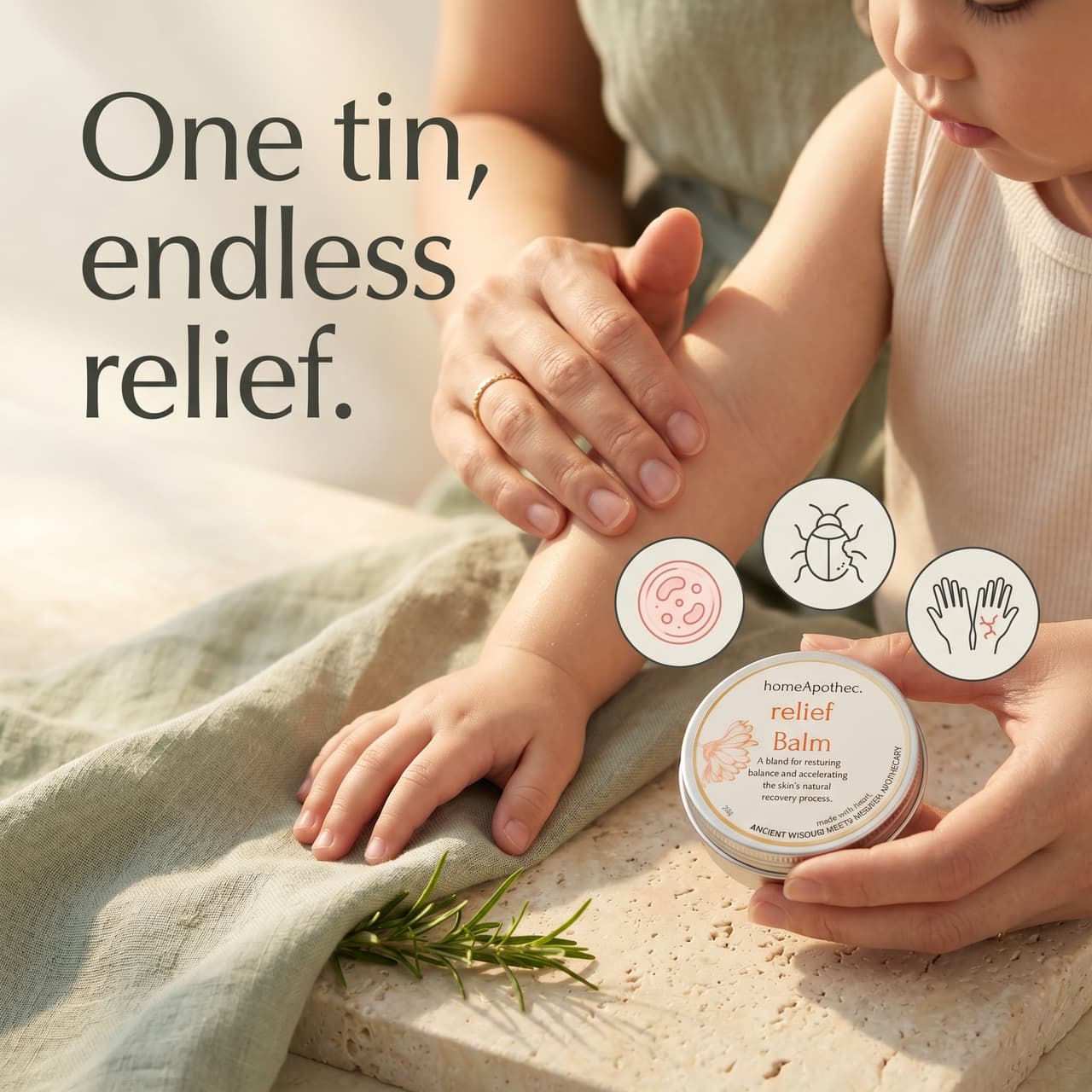 Relief Balm — baby-safe for the whole family